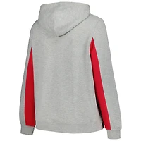 Women's Profile Heather Gray St. Louis Cardinals Plus Pullover Jersey Hoodie