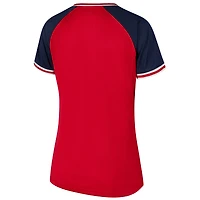 Women's Profile Red St. Louis Cardinals Plus Crossover V-Neck T-Shirt