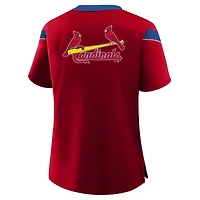 Women's Profile Red St. Louis Cardinals Plus Lace-Up T-Shirt