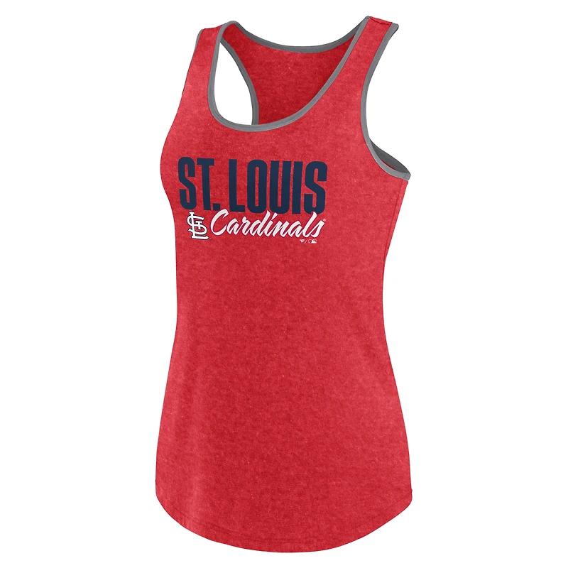 Women's Profile Red St. Louis Cardinals Plus Racerback Tank Top
