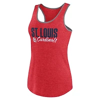 Women's Profile Red St. Louis Cardinals Plus Racerback Tank Top