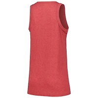 Women's Soft as a Grape Red St. Louis Cardinals Gauze High Neck Tank Top