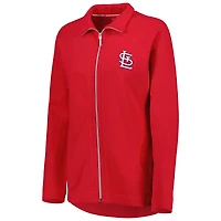 Women's Tommy Bahama Red St. Louis Cardinals Aruba Raglan Full-Zip Jacket