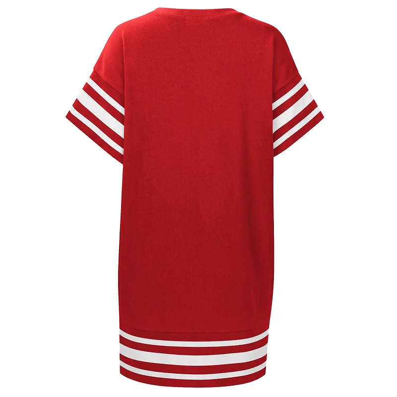 Women's Touch  Red St. Louis Cardinals Cascade T-Shirt Dress