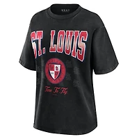 Women's WEAR by Erin Andrews  Black St. Louis Cardinals Oversized Boyfriend T-Shirt