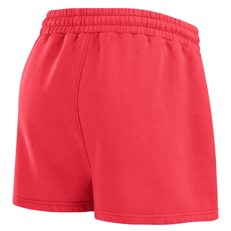 Ensemble de détente pour femme WEAR by Erin Andrews avec sweat-shirt et short en molleton délavé rouge des Cardinals St. Louis