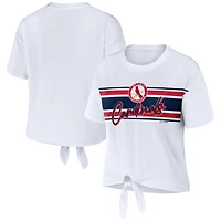 T-shirt blanc noué sur le devant des Cardinals de St. Louis WEAR by Erin Andrews pour femmes