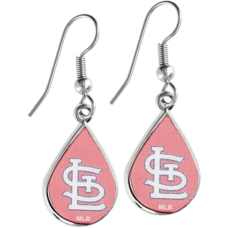 Boucles d'oreilles pendantes en forme de larme WinCraft St. Louis Cardinals pour femmes