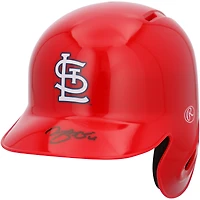 Mini-casque de frappeur autographié par Yadier Molina des Cardinals de Saint-Louis