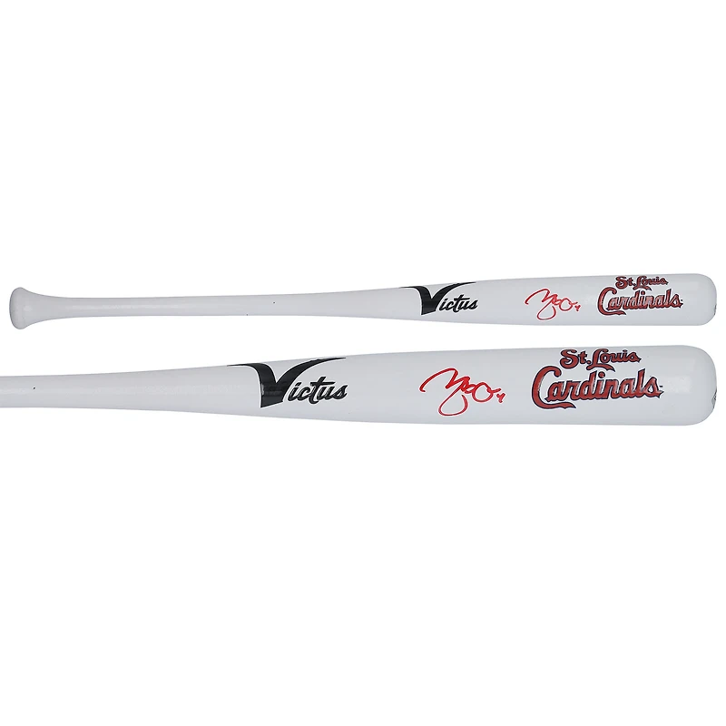 Bâton miniature Victus autographié par Yadier Molina, joueur des Cardinals de Saint-Louis