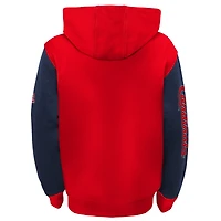 Youth Fanatics Red/Navy St. Louis Cardinals Postcard Full-Zip Hoodie Jacket