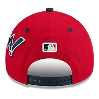 Youth New Era Red/Navy St. Louis Cardinals 2025 MLB Diamond Hero Edition A-Frame 9FORTY Adjustable Hat