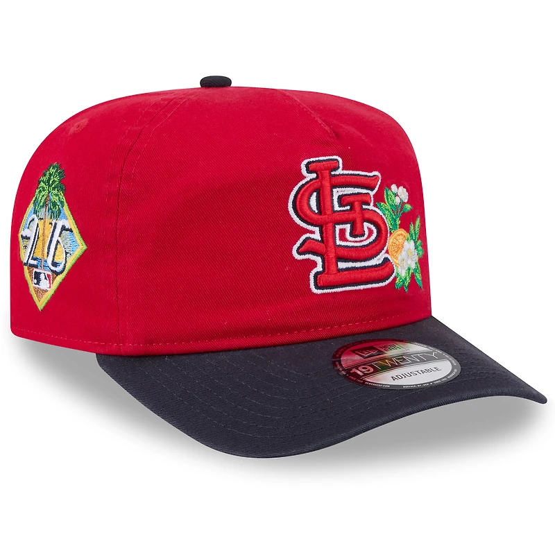 Youth New Era Red/Navy St. Louis Cardinals 2026 Spring Training 19TWENTY Adjustable Hat