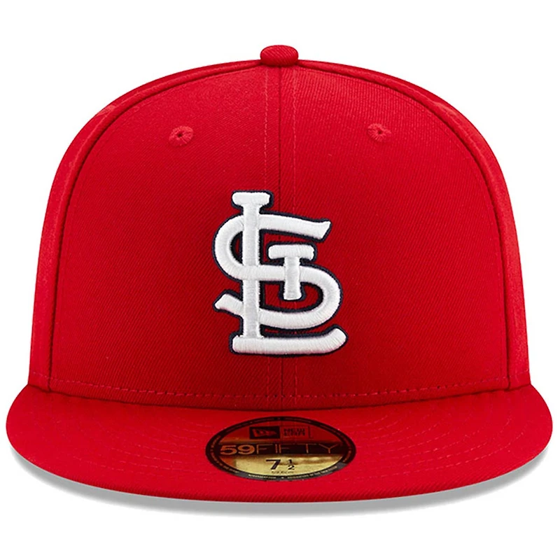 Youth New Era Red St.Louis Cardinals Authentic Collection On-Field Primary Logo 59FIFTY Fitted - Chapeau
