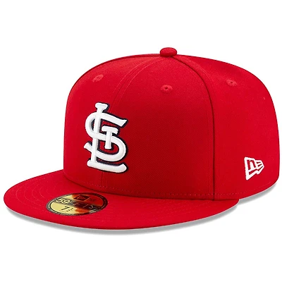 Youth New Era Red St.Louis Cardinals Authentic Collection On-Field Primary Logo 59FIFTY Fitted - Chapeau