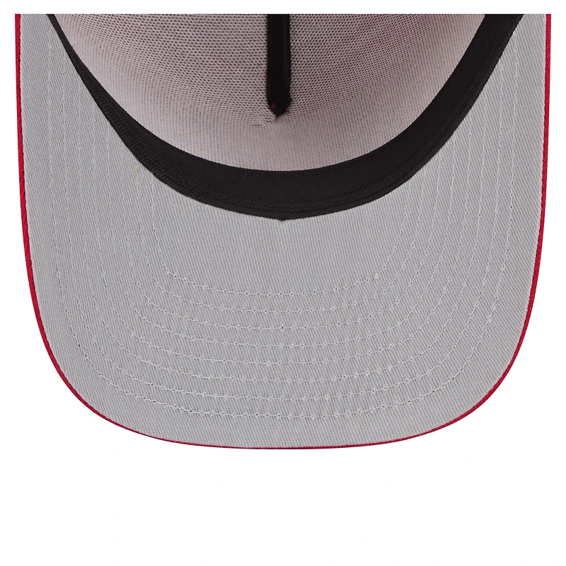 Casquette snapback New Era 9FIFTY rouge St. Louis Cardinals pour jeunes, logo dégradé, style A-Frame