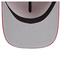 Casquette snapback New Era 9FIFTY rouge St. Louis Cardinals pour jeunes, logo dégradé, style A-Frame