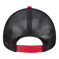 Casquette trucker ajustable New Era blanche et rouge St. Louis Cardinals Food A-Frame 9FORTY pour jeunes