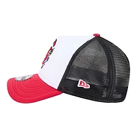 Casquette trucker ajustable New Era blanche et rouge St. Louis Cardinals Food A-Frame 9FORTY pour jeunes