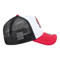 Youth New Era White/Red St. Louis Cardinals Food A-Frame 9FORTY Trucker Adjustable Hat