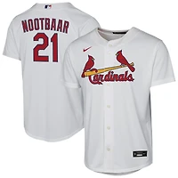 Youth Nike Lars Nootbaar White St. Louis Cardinals Home Replica Player Jersey