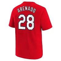 T-shirt Nike Nolan Arenado pour jeunes des Cardinals de St. Louis Domicile avec nom et numéro du joueur