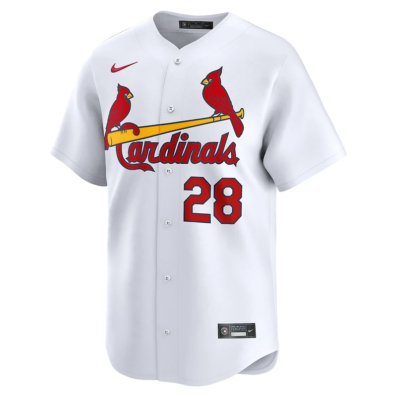Maillot de joueur Nike Nolan Arenado blanc St. Louis Cardinals Home Limited pour jeune