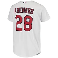 Maillot de joueur réplique à domicile Nike Nolan Arenado blanc des Cardinals St. Louis pour jeunes