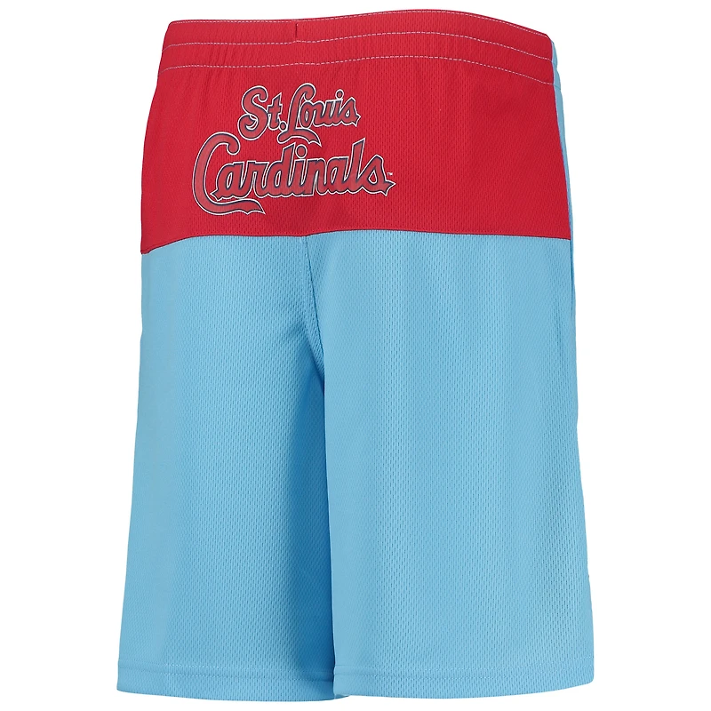 Youth Nolan Arenado Light Blue St. Louis Cardinals Pandemonium Name & Number Shorts