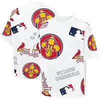 T-shirt blanc Outerstuff pour jeunes, motif cirque des Cardinals de Saint-Louis