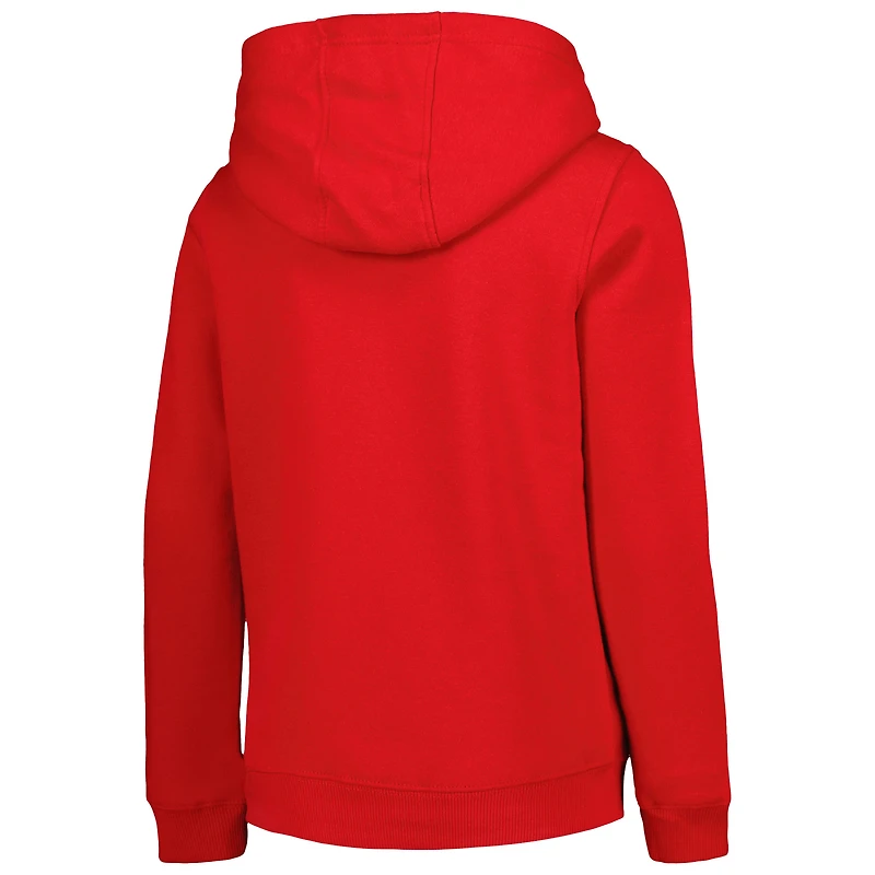 Sweat à capuche avec logo principal de l'équipe St. Louis Cardinals pour jeune rouge