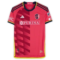 Akil Watts St. Louis City SC Autographed Match-Used #20 Red adidas Jersey from the 2024 MLS Season - Size M