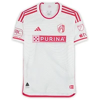 Indiana Vassilev St. Louis City SC Autographed Match-Used #19 White adidas Jersey from the 2024 MLS Season - Size M