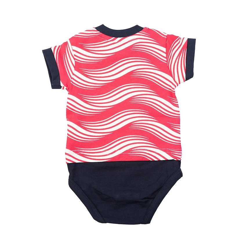 Body T-shirt rouge pour bébé Sport Design Sweden St. Louis City SC