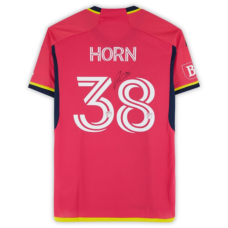 Jannes Horn St. Louis City SC Autographed Match-Used #38 Red adidas Jersey from the 2024 MLS Season - Size M