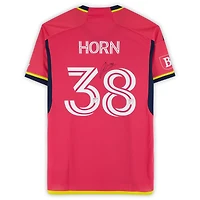 Jannes Horn St. Louis City SC Autographed Match-Used #38 Red adidas Jersey from the 2024 MLS Season - Size M
