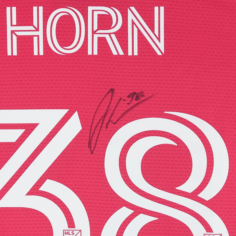 Jannes Horn St. Louis City SC Autographed Match-Used #38 Red adidas Jersey from the 2024 MLS Season - Size M