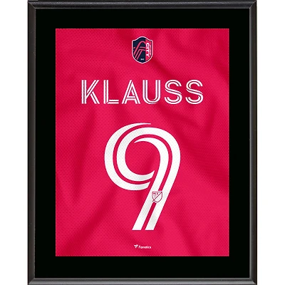 João Klauss St. Louis City SC 10.5" x 13" City Jersey Style Number 9 Sublimated Plaque