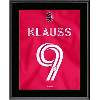 João Klauss St. Louis City SC 10.5" x 13" City Jersey Style Number 9 Sublimated Plaque