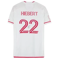 Kyle Hiebert St. Louis City SC Autographed Match-Used #22 White adidas Jersey from the 2024 MLS Season - Size L