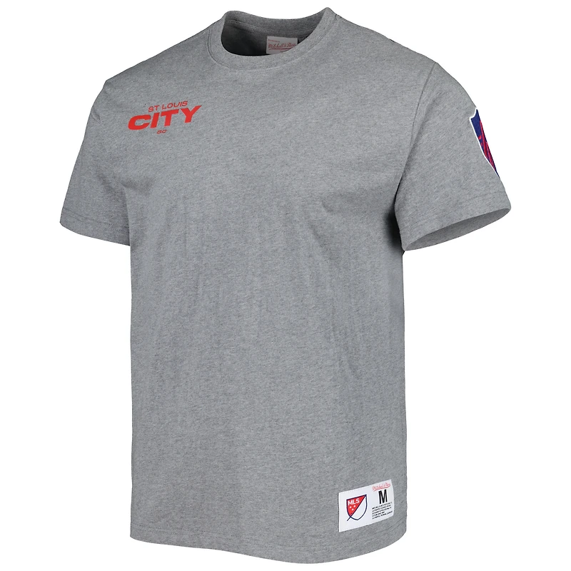 Men Mitchell & Ness Gray St. Louis City SC Tee