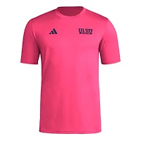 T-shirt cache-cœur adidas rouge St. Louis City SC pour homme