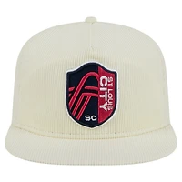 Casquette de golf Snapback Kickoff 2025 de St. Louis City SC New Era pour homme, couleur crème