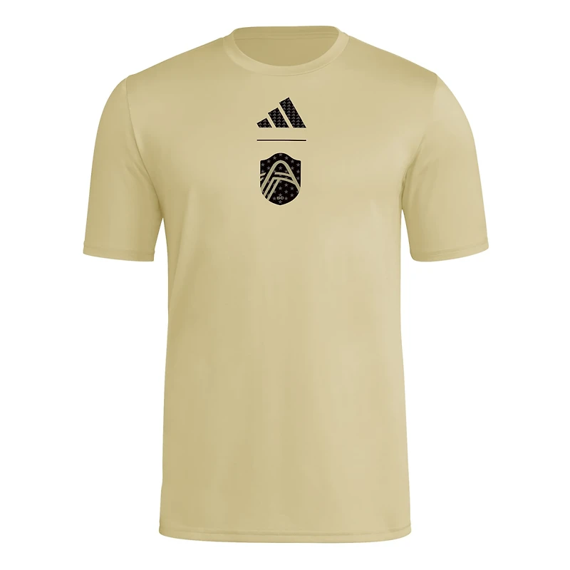 T-shirt d'avant-match adidas beige St. Louis CITY SC 2026 pour homme