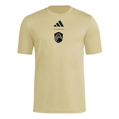 T-shirt d'avant-match adidas beige St. Louis CITY SC 2026 pour homme