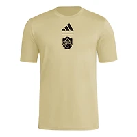 T-shirt d'avant-match adidas beige St. Louis CITY SC 2026 pour homme