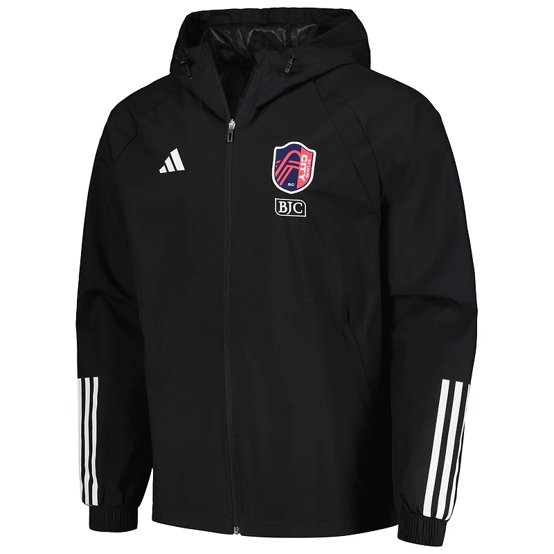 Men's adidas St. Louis City SC 2024 All-Weather Raglan Full-Zip Jacket