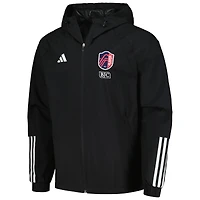 Men's adidas St. Louis City SC 2024 All-Weather Raglan Full-Zip Jacket
