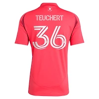 Men's adidas Cedric Teuchert Pink St. Louis CITY SC 2025 Forever Red Replica Player Jersey