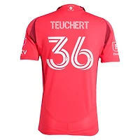 Maillot de joueur authentique rouge adidas Cedric Teuchert pour homme St. Louis CITY SC 2025 Forever Red